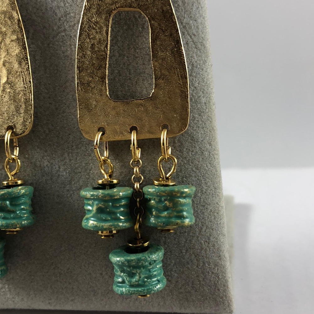 HOST PICK Verdi Gris Abstract Drop Earrings - Picture 4 of 5